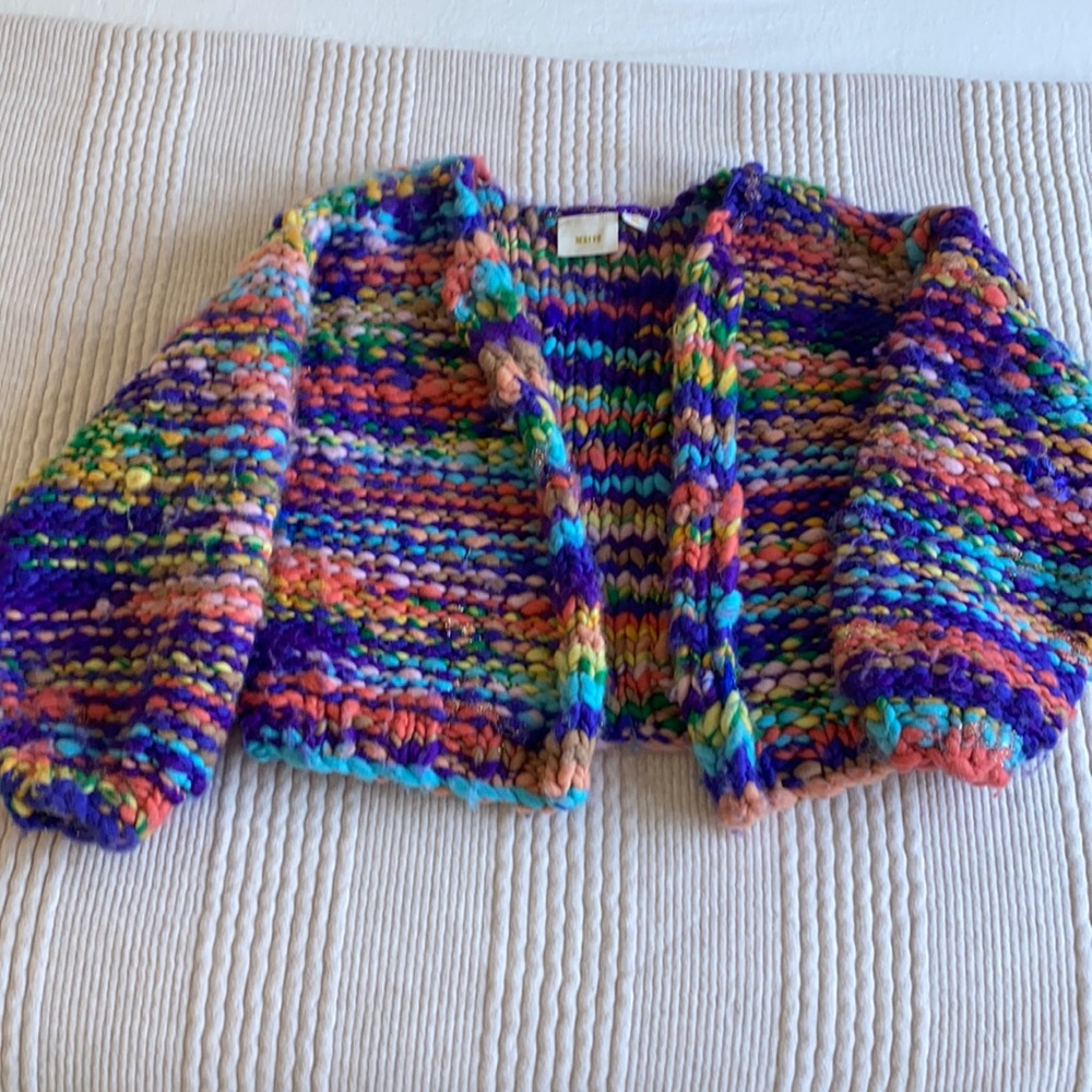 Maeve Multi-color Cardigan Jacket (XS/S)